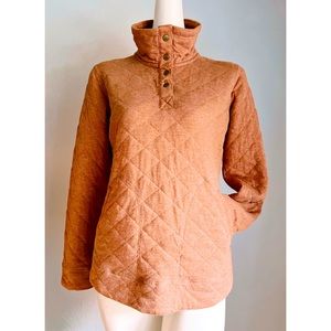 COPY - GUC Marmot Pullover Snap Sweatshirt Jacket Pumpkin Small